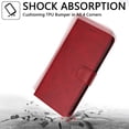thumbnail image 6 of Case for MOTO E14 4G Folio Flip Wallet Case with Splash Proof Leather Card Slots Cash Pocket Kickstand Rfid Blocking Full Body Protection Scratch Proof Phone Cover, 6 of 6