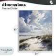 thumbnail image 4 of Stupell Industries Rustic Lodge Midday Sunny Beach Dunes White Framed Giclee Art, 24 x 30, by Franklyn Gregory, 4 of 8
