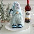 thumbnail image 2 of STPToys Gnome Plush Decorations Gift,Elf Gnomes Knitted Faceless Dwarf Doll Summer Spring Plush Stuffed for Tiered Tray Decor, 2 of 6