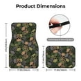 thumbnail image 4 of Daiia Camouflage Skulls Printed Car Floor Mats Set of 4, Durable Non Slip Auto Floor Carpet, Car Interior Carpets Proof Foot Pads Anti-Slip Cushion Automoetive Accessories, 4 of 6