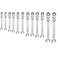 thumbnail image 3 of SHZOND 12 Pcs Ratchet Wrench Set 8-19mm Metric Combination Spanner Flexible Head Wrenches Kit, 3 of 16