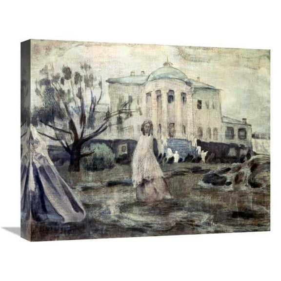 Global Gallery GCS-276780-22-142 22 in. Ghosts Art Print - Viktor E. Borisov-Musatov