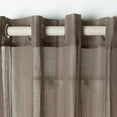 thumbnail image 2 of SAFAVIEH Kannon Grommet Curtain Window Panel, 52" x 84", Brown, 2 of 3