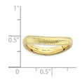thumbnail image 2 of 3.25mm Sterling Silver Stackable Polished Gold-FlashedWave Ring - 3.5 Grams - Size 9, 2 of 2