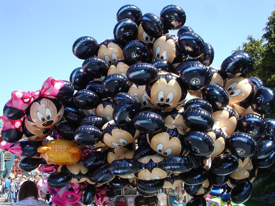 Disneyland Theme Disneyland Paris Paris Balloons20 Inch By 30 Inch