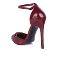 thumbnail image 2 of Mocktail Diamante Buckle Patent Stiletto Sandals, 2 of 10