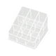 thumbnail image 4 of Caja de almacenamiento de cosméticos acrílicos, vitrina de cosméticos, caja organizadora de lápiz labial compacta transparente para cepillos de tubos 9 rejillas, 4 of 8