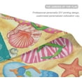 thumbnail image 4 of Summer Beach Flip Flops House Flag 28 x 40 Double Sided Tropical Nautical Starfish Shell Sand Garden Yard Flags Welcome Hello Summer Outdoor Indoor Banner for Party Home Decorations, 4 of 6