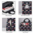 thumbnail image 4 of Naloa Rose Flowers Print Lightweight DayBackpack Suitable for school, work, shopping, travel, etc., 4 of 5