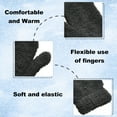 thumbnail image 3 of Kids Winter Toddler Mittens Multicolor Soft Knitted Gloves Thick Cold Protection Mitten, 3 of 5