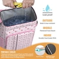 thumbnail image 2 of Red Cherry Print Backpack Cooler, Insulated Leakproof Lunch Bag for Outdoor Adventures and Summer Fun, 2 of 6