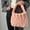 washable woven handbag Under $5 a5, variant on Uscallm Hand Woven Bag Women's Handbag Personalized Crochet Purse Tote Bag Thick Yarn Handmade Washable Versatile Boho Chic Crossbody Bag