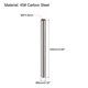 thumbnail image 2 of M5 Interna Rosca Espiga Pasador 6uds 8x100mm Chaflanado Plano Carbono Acero Cilíndrico Pasador Cama Estantería Metal Dispositivos Industriales Pasadores, 2 of 5