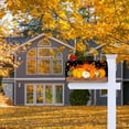 thumbnail image 5 of Fall Pumpkin Mailbox Cover 25.5x21 Inch, Happy Fall Y''all Post Letter Box Covers, Autumn Harvest Thanksgiving Magnetic Waterproof Mail Wraps for Outdoor Yard Garden Large Oversized Mailbox Decor, 5 of 6