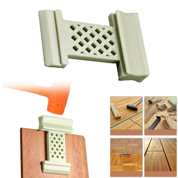 4-In-1 Laminate Flooring Tools, Floor Gap Fixer Tool, Laminate Flooring Tools, Nylon Tapping Block Kit for Laminate Plank And Wood Flooring Installation, Inclined, Barb, U, V, L Slots