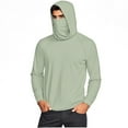 thumbnail image 5 of snilers Long Sleeve Shirts for Men Plus Size Hoodies Tops Sun Protection Shirt with Mask Lightweight Hiking Fishing Hooded Blouses, 5 of 9