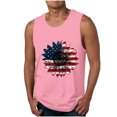 thumbnail image 1 of Tanques para Hombre para el Verano Solto Chaleco Impresión Deportivo Cuello Redondo, Casual, 1 of 3