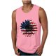 thumbnail image 1 of Tanques para Hombre para el Verano Solto Chaleco Impresión Deportivo Cuello Redondo, Casual, 1 of 3