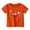 Orange, variant on Girl T-Shirts 5t Letter Print Short Sleeve Round Neck Cute Preppy Shirts Breathable Graphic Tee Cute Preppy Clothes,White