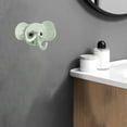 thumbnail image 6 of SIYTUAU Green Elephant Shape Wall Hook With Strong Adhesive 3.94 Inch Rotating Multi Hook For Kitchen Bathroom Home Organization Green Elephant Hook Green, 6 of 7