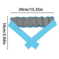 thumbnail image 4 of Freezable Cooling Neck Ring Ice Bandana Reusable Neck Cooler Gel Ice Neck Wrap Cooling Bandana For Summer Heat Hot Weather Running And Outdoor Activities, 4 of 10