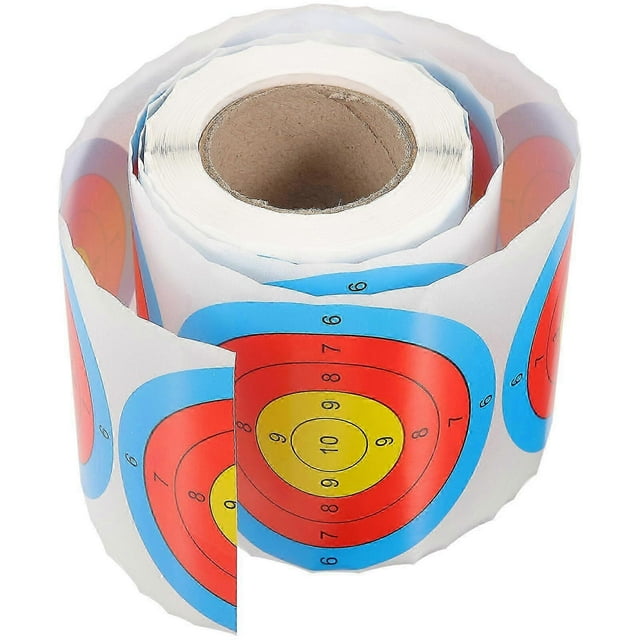 1 Roll Sports Target Spot Adhesive Target Labels Fluorescent Target Sticker Adhesive Target Stickers