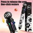 thumbnail image 3 of Oioii Personalized Red Apples & Black Cats 10-Color Ballpoint Pen, Fast-Drying Ink, Stylish Multifunctional Pen, for Students Writing and DIY Marking,Black, 3 of 6