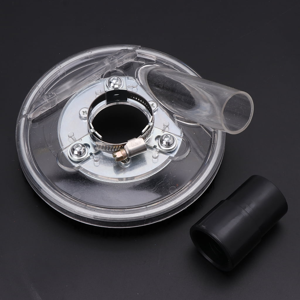 XISAOK Dust Shroud Kit Dry Grinding Cover Tool For Angle Hand Grinder Clear 80-125mm