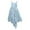 Blue, variant on Elegant Flower Girl Dress with Cathedral Train, Long Puffy Gown for Wedding, Pageant, Photography & Formal Occasions – White Toddler Girls' Attire