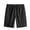 Black, variant on Big & Tall Men's Cargo Shorts 9" Inseam Quick Dry Performance Short Pants Above Knee Length Elastic Waist Drawstring Multi-Pocket for Workout Outdoor Hiking