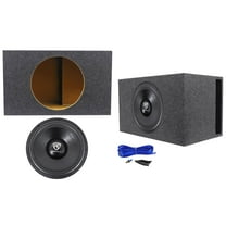 Rockville W15K6D2 V2 15" 4000w Car Audio Subwoofer Sub Vented Sub Box Enclosure