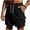 Z76 Black, variant on Mens Corduroy Cargo Shorts with Multi Pockets Ribbed Textured Elastic Drawstring Waist Beach Shorts Relaxed Fit Casual Summer Vacation Bottoms Blue,S