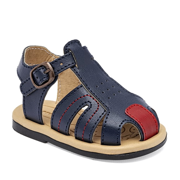 SANDALIA PLANA BIBERONES AZUL 140281