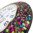 thumbnail image 5 of Nagina International Colorful Starry Night Handmade Premium Nautical Wall Decor Clock | Time's Wall Mounted Clock | Large Gifts & Decor | Hall Room Decorative Hanging, 5 of 6