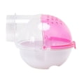 thumbnail image 1 of Greeniant Bañera para hámster, fácil de cuidar, Adorable, hecha de ABS, casa transpirable para hámsteres, tamaño compacto Suministros de alimentación y agua para mascotas rosa, 1 of 6