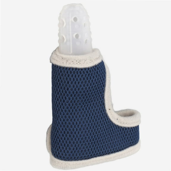 Baby Finger Guard, Silicone Breathable Wrist Band Finger Sucking Stop Guard For Toddler, Adjustable Suck Less Stop Thumb Suck Guard For The Child Goes To Bed At Night