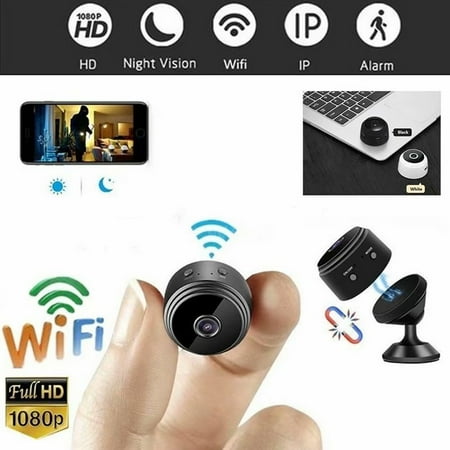 Home Network Monitoring VicTsing WIFI Network Monitoring Home Security Camera 1080P Intelligent Monitoring Magnetic Adsorption Camera with Gift Camera Holder,black ()