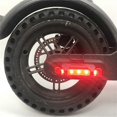 thumbnail image 3 of Luz de advertencia para scooter, luces de advertencia de seguridad nocturna, tira de luz LED para accesorios de scooter eléctrico Xiaomi Mijia M365, color blanco, 3 of 5