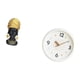 thumbnail image 5 of Estatua de mujer africana, figura de resina, adorno, reloj de pared, escultura decorativa, pieza artística, diseño moderno, adecuada para estante de o, 5 of 8