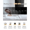 thumbnail image 5 of Blackout Curtains for Bedroom, Black Grey Room Darkening Window Drapes for Living Room, Modern Abstract Diamond Luxury Gradient Thermal Insulated Grommet Curtains, 52x72 inch, 2 Panels, 5 of 9