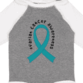 thumbnail image 4 of Inktastic Ovarian Cancer Awareness Ribbon Boys or Girls Long Sleeve Baby Bodysuit, 4 of 5