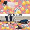 thumbnail image 5 of Watercolor Lemons Outdoor Rug for Patio/Deck/Porch, Non-Slip Large Area Rug 5 x 7 Ft, Summer Farmhouse Blue Floral Pink Indoor Outdoor Rugs Washable Area Rugs, Reversible Camping Rug Carpet Runner, 5 of 8