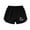 Black a, variant on DAETIROS Girls Athletic Shorts, Elastic Waist Summer Casual Cotton Girls Shorts on Sale Gray Size 3 T-8 T