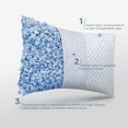 thumbnail image 4 of Shredded Memory Foam Pillow Standard Size - Adjustable Loft With Gel Beads & Breathable Tencel Cover For Night Sweats Relief(certipur-us Machine Washable), 4 of 8