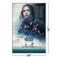 thumbnail image 3 of Star Wars: Rogue One - Framed Movie Poster (Regular Style / One Sheet Design) (Size: 25" X 37") (Shiny White Aluminum Frame), 3 of 6