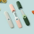 thumbnail image 7 of Gnmfd 2-in-1 Double Headed Fruit Knife Multi-Functional Peeling Slicing Tool Stainless Steel Blades for Fruits Vegetables Office Home Kitchen Portable Precise Cutting Salad Dessert Prep, 7 of 7