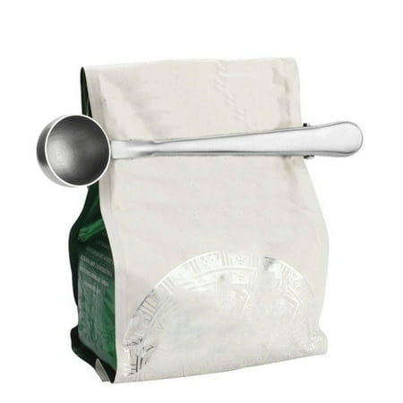 

Farfi Durable Stainless Steel Kitchen Coffee Measuring Spoon Bag Sealing Clip Spoon
