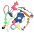 thumbnail image 1 of 10PCS Dog Rope Toy Set Cute Deer Dog Rope Carrot Dog Chew Rope Banana Dog Toy, 1 of 8