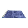 thumbnail image 2 of Ahgly Company Machine Washable Indoor Rectangle Abstract Blue Modern Area Rugs, 7' x 10', 2 of 4