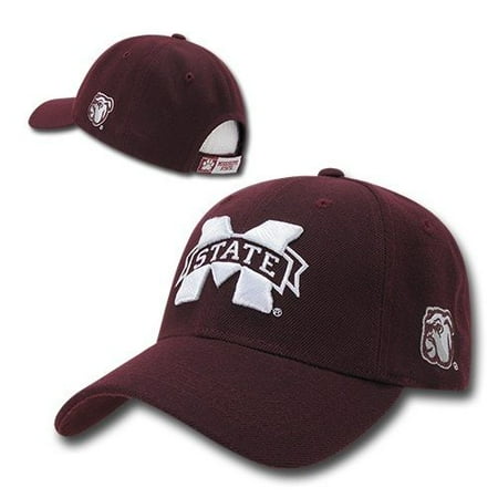 Maroon Mississippi Miss State Bulldogs NCAA Adjustable Baseball Ball Hat Cap